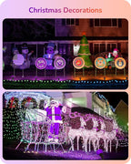 EDISHINE PAR38 Purple & Orange LED Flood Light Bulbs Outdoor, Dimmable LED - Image 2