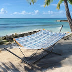 SUPERJARE Hammock with Stand, 2 Person Heavy Duty Hammock Frame, Detachable - Image 3