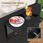 COSTWAY Patio Rattan Daybed - Image 5