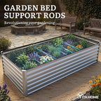 YITAHOME 8x4x2ft Large Raised Garden Bed Kit, Galvanized Metal Planter Box - Image 7
