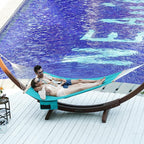 Lazy Daze Hammocks 11 FT Double Outside Hammock Quick Dry Olefin Fabric Hammock - Image 7