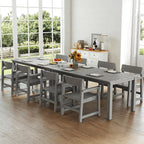 10-Piece HIPS Patio Dining Set for 8 Person Outdoor Dining Sets - Image 2