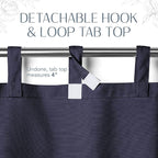 Elrene Home Fashions Matine Weatherproof Tab-Top Indoor/Outdoor Solid Color - Image 5