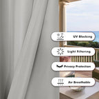 BONZER Waterproof Outdoor Curtains - Image 4