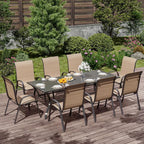 UDPATIO Patio Chairs Set of 8, Stackable Outdoor Dining Chairs - Image 2
