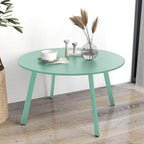 Grand Patio Round Steel Patio Coffee Table, Weather Resistant Outdoor Large - Image 9