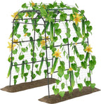 Miory Garden Arch Trellis for Climbing Plants Outdoor, Metal Plants Support by Miory