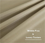 NICETOWN 2 Panels Outdoor Curtains Tab Top Extra Long Drapery - Image 5