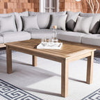 SAFAVIEH Couture Outdoor Patio Furniture Collection – Santa Cruz Coffee Table - Image 2