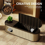 DRATO Outdoor Storage Box, Resin Deck Storage Box Waterproof Patio Storage Box - Image 4
