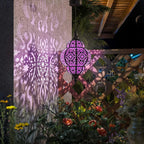 Hanging Solar Lights Outdoor Garden Decor Solar Lantern Waterproof Plastic - Image 2
