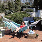 Sunnydaze Woven Double Hammock for Outside - Image 5