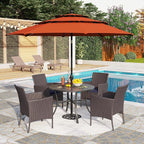 PHI VILLA 5 Piece Outdoor Dining Set - Image 6