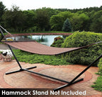 Sunnydaze Soft-Spun Polyester Rope Double Hammock - Image 9