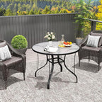 Outsunny 38" Round Patio Table - Image 7