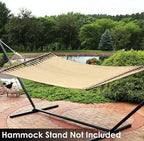 Sunnydaze Soft-Spun Polyester Rope Double Hammock - Image 9