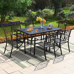 PHI VILLA 7 Piece Outdoor Dining Set - Image 6