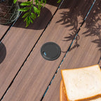 NUU GARDEN Outdoor 37” Square Metal Dining Table, Patio Dining Table - Image 7
