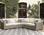 Signature Design by Ashley Beachcroft Costal Nuvella Weather Resistant Fabric - Image 2