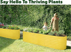 Plant & Plot Galvanized Raised Garden Beds Outdoor // 8×2×2 ft Planter Raised - Image 4