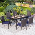 PHI VILLA 7 Piece Outdoor Dining Set - Image 8