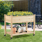 Yaheetech 42x23x33in Wooden Raised Garden Bed - Image 2