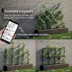 Wire Trellis for Climbing Plants Outdoor, 30-Set Wall Trellis Kit, T316 - Image 3