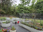 A ANLEOLIFE Set of 6, 18 Inch Tall Antique White Raised Garden Beds Kit - Image 4