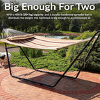 Sunnydaze Quilted Outdoor Hammock - Image 6