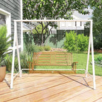Outsunny Metal Porch Swing Stand, Heavy Duty Swing Frame, Hanging Chair Stand - Image 5