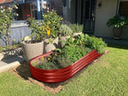 Land Guard Galvanized Raised Garden Bed Kit, Planter Boxes Outdoor, Oval Large - Image 5