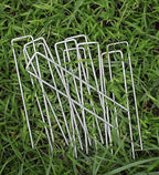 6 Inches Landscape Staples Galvanized Steel Garden Stakes Securing Pegs - Image 5