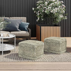 SIMPLIHOME Janelle Square Pouf - Image 2