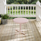 Crosley Furniture Griffith Weather Resistant Retro Metal Outdoor Side Table - Image 7