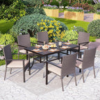 PHI VILLA 7 Piece Patio Dining Set - Image 2