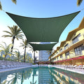 ColourTree TAPR1616 Custom Size 16' x 22' Green Sun Shade Sail Canopy UV Block by ColourTree