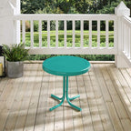 Crosley Furniture Griffith Weather Resistant Retro Metal Outdoor Side Table - Image 10
