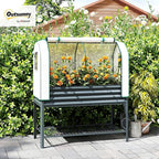 Outsunny Galvanised Raised Garden Bed - Image 2
