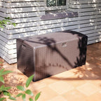Amazon Basics Outdoor Storage Deck Box, Weather-Resistant, 99 Gallon, - Image 7