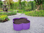 Plant & Plot Galvanized Raised Garden Beds Outdoor // 3×3×1 ft Planter Raised - Image 6