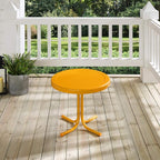Crosley Furniture Griffith Weather Resistant Retro Metal Outdoor Side Table - Image 8