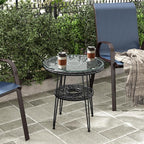 Furniture of America Ysar Boho 19-inch Round Coffee Table Outdoor - Image 2