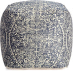 Anji Mountain 100% Handmade & Handcrafted Comfortable Home Décor Pouf Ottoman - Image 4