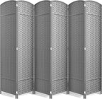 Sorbus 6 Panel Room Divider 6 ft. Tall by Sorbus