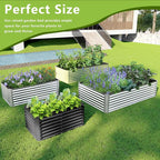 8x2x2FT Galvanized Raised Garden Bed, Galvanized Planter Boxes Outdoor - Image 7