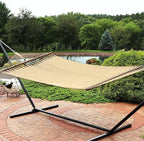 Sunnydaze Soft-Spun Polyester Rope Double Hammock - Image 7