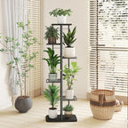 Simple Trending Plant Stand Shelf Indoor Outdoor Waterproof, 6-Tier 7 Potted - Image 4
